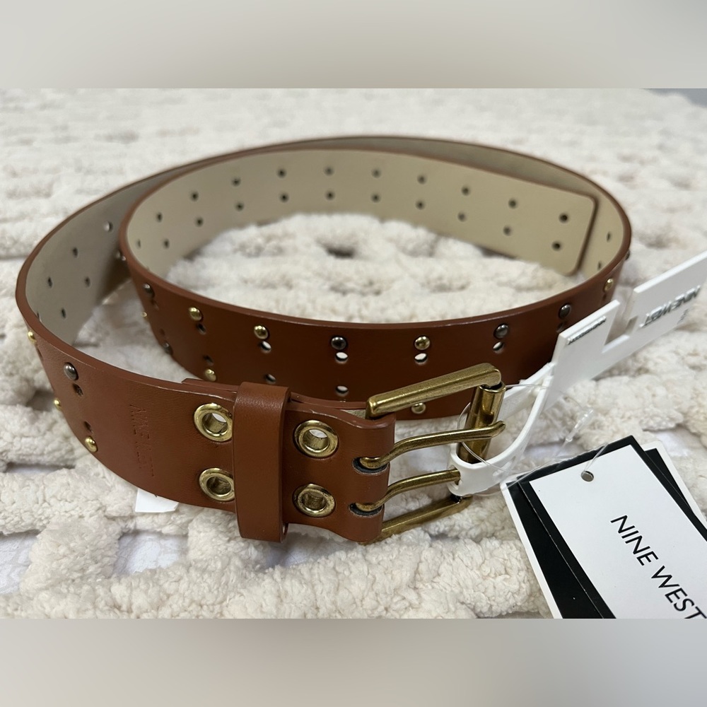 NWT❗️Brown Studded Belt